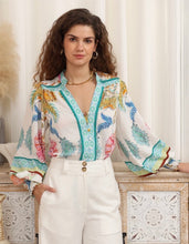 Load image into Gallery viewer, ELLA BLOUSE - IRIS MAXI