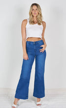 Load image into Gallery viewer, ANNIKA FRONT POCKET DENIM JEANS - DARK DENIM