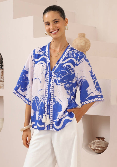 ABIGAIL TOP - IRIS MAXI