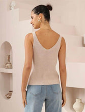 Load image into Gallery viewer, FAITH KNIT TANK - BEIGE