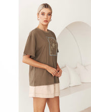 Load image into Gallery viewer, NIGHT LEAVES GRAPHIC TEE BY PAPER HEART