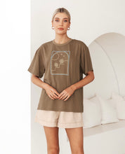 Load image into Gallery viewer, NIGHT LEAVES GRAPHIC TEE BY PAPER HEART