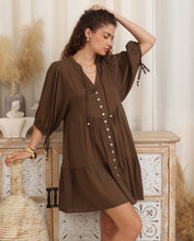 Load image into Gallery viewer, MARCI BROWN DRESS