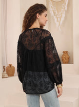 Load image into Gallery viewer, VALENTINA LACE BLOUSE WITH CAMI