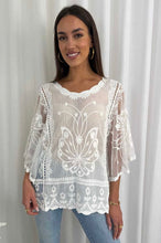 Load image into Gallery viewer, ISLA LACE TOP - WHITE
