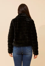 Load image into Gallery viewer, MOSCOW FAUX FUR JACKET - BLACK