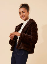 Load image into Gallery viewer, MOSCOW FAUX FUR JACKET - BROWN