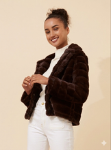 Load image into Gallery viewer, MOSCOW FAUX FUR JACKET - BROWN