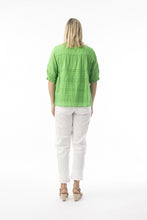 Load image into Gallery viewer, ORIENTIQUE ORGANIC COTTON TOP - GREEN