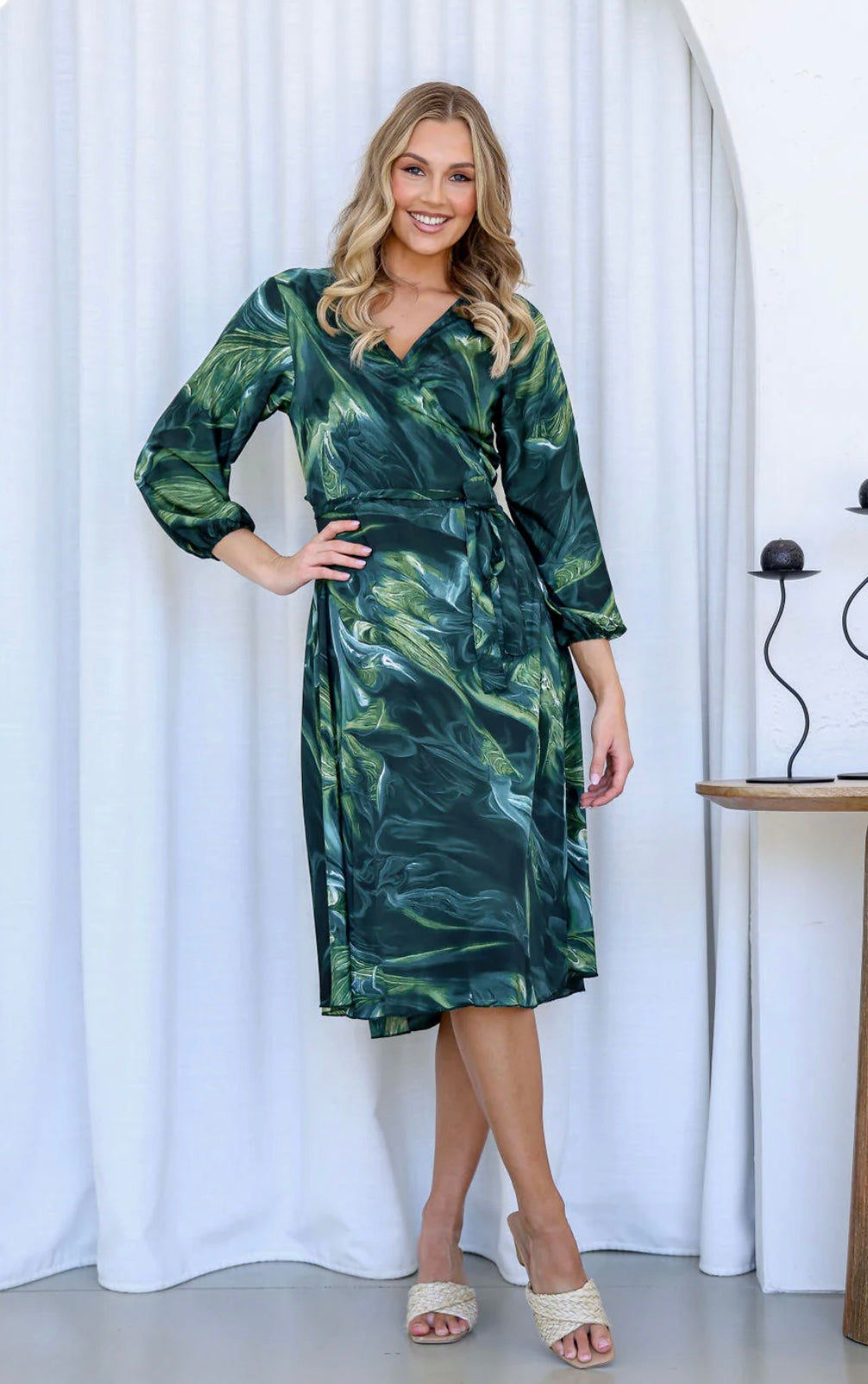 SOPHIE WRAP DRESS