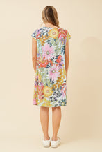 Load image into Gallery viewer, SISLEY FLORAL LINEN DRESS