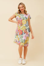 Load image into Gallery viewer, SISLEY FLORAL LINEN DRESS