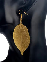 Load image into Gallery viewer, GOLD LEAF EARRINGS