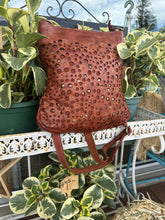 Load image into Gallery viewer, NICOLE LEATHER CROSSOVER BAG - COGNAC - RUGGED HIDE