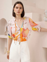 Load image into Gallery viewer, RIVIARA BLOUSE - IRIS MAXI