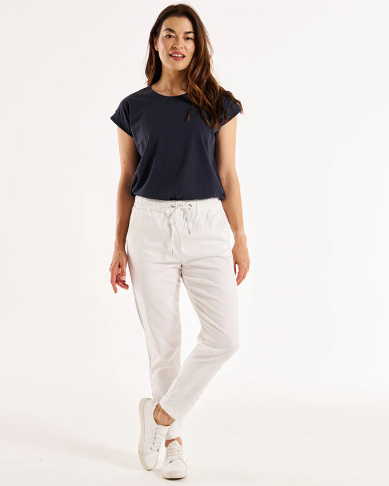 BROOKS STRETCH JEANS - WHITE