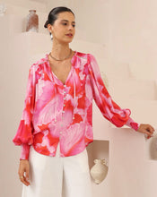 Load image into Gallery viewer, JOVIE BLOUSE - IRIS MAXI