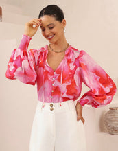 Load image into Gallery viewer, JOVIE BLOUSE - IRIS MAXI