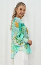 Load image into Gallery viewer, FELICIA BLOUSE - IRIS MAXI