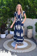 Load image into Gallery viewer, JULIET MAXI DRESS - NAVY