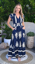 Load image into Gallery viewer, JULIET MAXI DRESS - NAVY