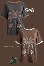 Load image into Gallery viewer, LOVE BY THE MOON GRAPHIC TEE - CHARCOAL
