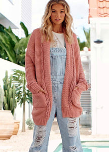 JAASE HEIDI KNIT CARDIGAN - MARSHMALLOW