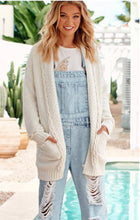 Load image into Gallery viewer, JAASE HEIDI KNIT CARDIGAN - IVORY