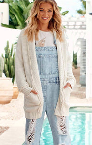 JAASE HEIDI KNIT CARDIGAN - IVORY