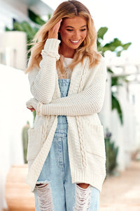 JAASE HEIDI KNIT CARDIGAN - IVORY