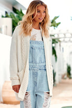 Load image into Gallery viewer, JAASE HEIDI KNIT CARDIGAN - IVORY