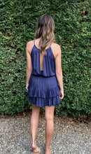 Load image into Gallery viewer, MARISSA NAVY BOHEME DRESS - COCONINYA