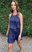 Load image into Gallery viewer, MARISSA NAVY BOHEME DRESS - COCONINYA