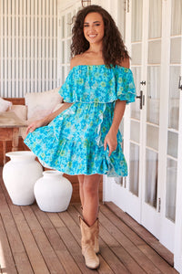 JAASE SEA CRYSTAL JASMIN DRESS