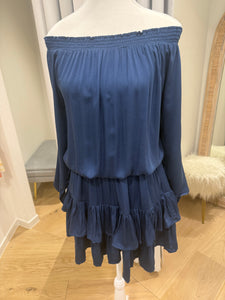 MARISSA NAVY RARA DRESS - COCONINYA