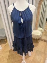 Load image into Gallery viewer, MARISSA NAVY BOHEME DRESS - COCONINYA