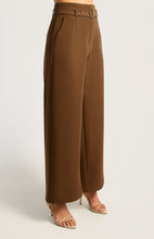 Load image into Gallery viewer, VALERIA WIDE LEG DRESS PANTS - BROWN