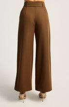 Load image into Gallery viewer, VALERIA WIDE LEG DRESS PANTS - BROWN