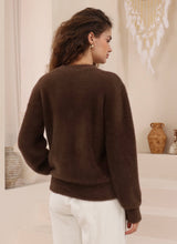 Load image into Gallery viewer, NALA CARDIGAN - CHOCOLATE