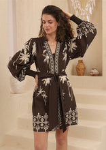 Load image into Gallery viewer, NINA PALM DRESS - IRIS MAXI