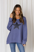 Load image into Gallery viewer, MADDY OVERSIZED SEQUIN STAR SWEATER