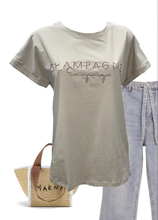 Load image into Gallery viewer, CHAMPAGNE CARTEL GRAPHIC TEE - SAND