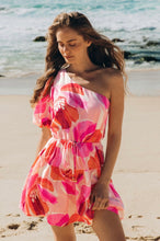 Load image into Gallery viewer, ROSALIE ONE SHOULDER MINI DRESS