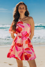 Load image into Gallery viewer, ROSALIE ONE SHOULDER MINI DRESS