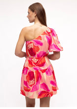 Load image into Gallery viewer, ROSALIE ONE SHOULDER MINI DRESS
