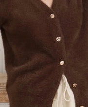 Load image into Gallery viewer, NALA CARDIGAN - CHOCOLATE