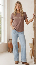 Load image into Gallery viewer, CHAMPAGNE CARTEL GRAPHIC TEE - MOCHA