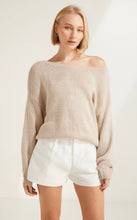 Load image into Gallery viewer, CLOUD DROP SHOULDER KNT JUMPER - SAND