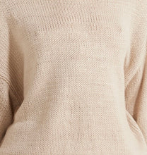 Load image into Gallery viewer, CLOUD DROP SHOULDER KNT JUMPER - SAND