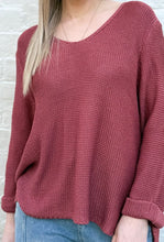 Load image into Gallery viewer, MAYA KNIT JUMPER - BRICK - SILVER WISHES